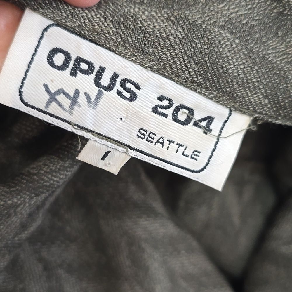 OPUS 204 SEATTLE VINTAGE LAGENLOOK Women's WOOL Chevron Coat L - Picture 8 of 8